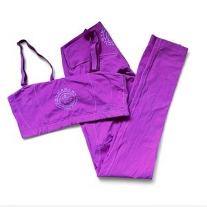 Gymshark Pink Sports Bra and Leggings Set